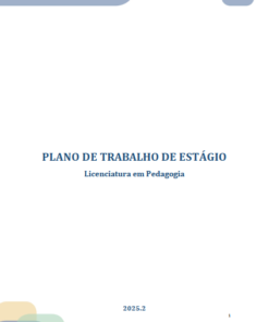 Estágio Supervisionado de Intervenção em Educação Infantil