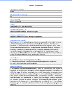 Projeto de Extensão II Administração