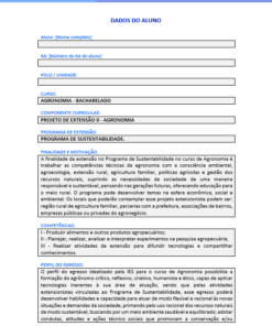 Projeto de Extensão II Agronomia
