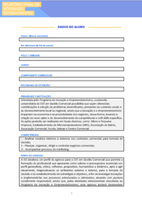 Projeto de Extensão III Administração