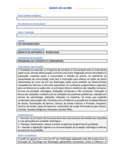 Projeto de Extensão II - CST em Radiologia